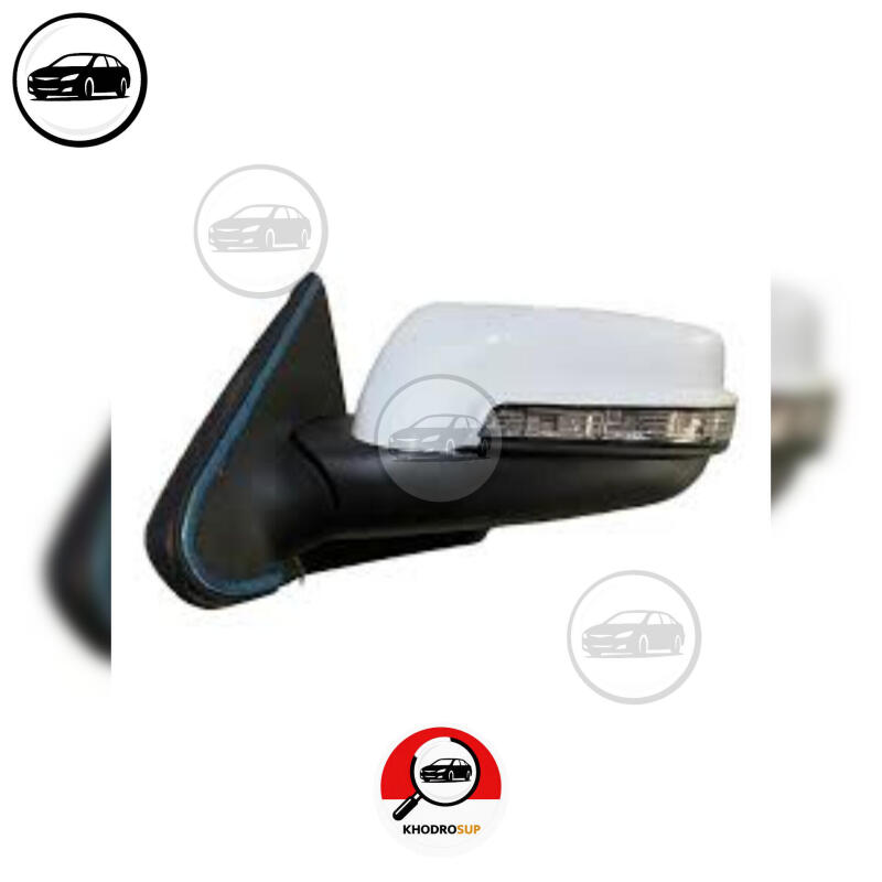 آینه بغل راست سمت راننده (چپ) پژوپارس | راهنمادار تاشو برقی