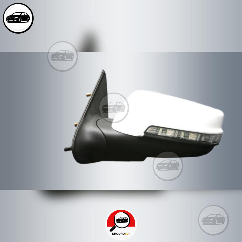 آینه بغل راست سمت راننده (چپ) پژوپارس | راهنمادار تاشو برقی