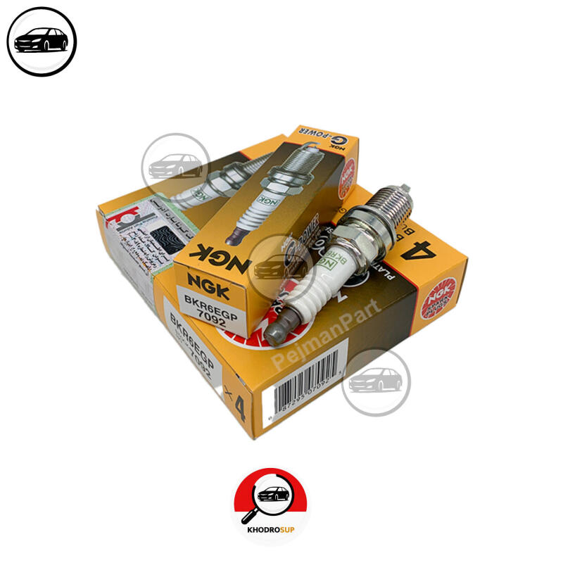 پکیج کامل اقتصادی شمع تک پلاتین سوزنی پایه کوتاه NGK | وایر شمع تقویت مناسب پژو 405
