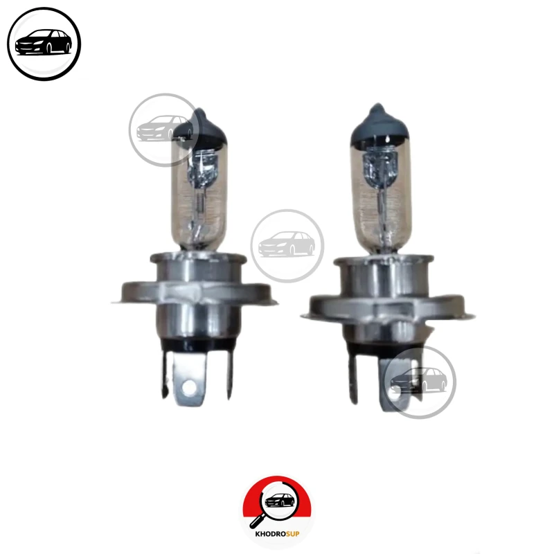 چراغ هالوژنی خودرو پایه H4 مدل 100w