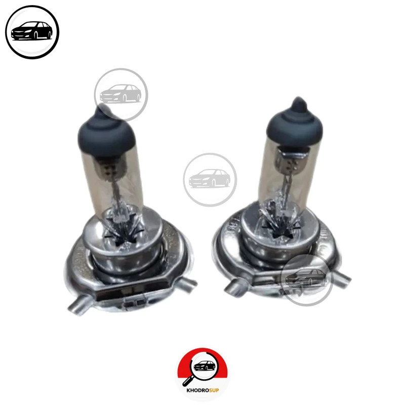 چراغ هالوژنی خودرو پایه H4 مدل 100w